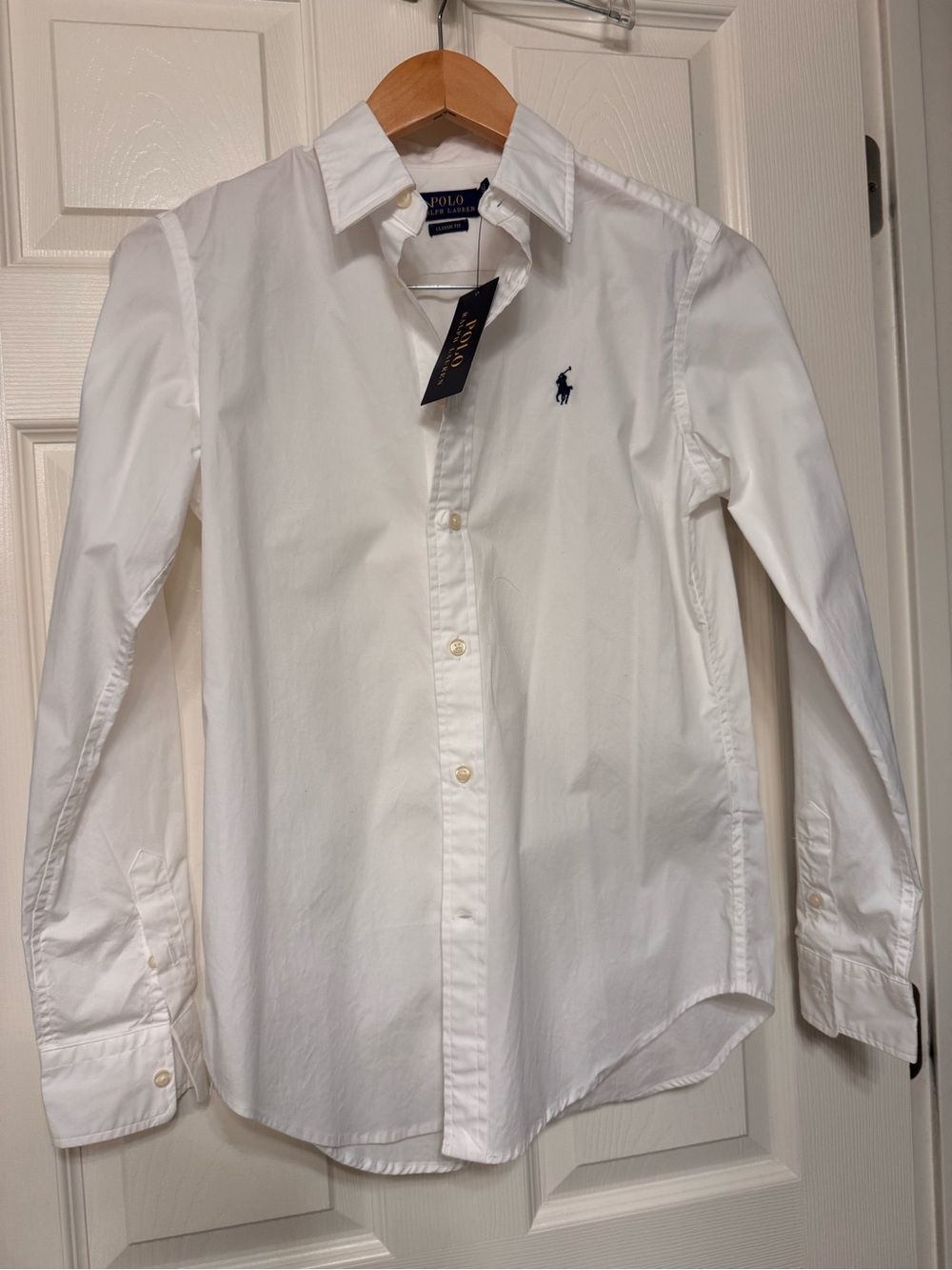 Polo by Ralph Lauren White Long-Sleeve Button-Down Shirt - Picture 6 of 6